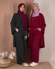 Latest Design Plain Chiffon Comfortable Women Suit High Quality Muslim Dresses Islamic Clothing