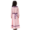 New Design Doll Collar High Elastic Muslim Islamic Kids Causal Clothing Dress Girls Abaya