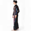 Sequins Elegant Middle East Muslim Maxi Dress Party Evening Gown Islamic Clothing