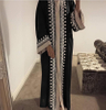 Cheap Turkish Muslim Dresses Front Open Abaya Loose Islamic Clothing Cardigan Kimono