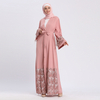 Latest Design Islamic Clothing Dubai Fashion Styles Front Open Abaya Coats Women Muslim Dresses