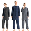 SIPO Pure Color 3-Piece Southeast Asia Modest Swimwear Burkini For Ladies