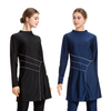 SIPO Lastest Three Piece Pure Color Modest Swimwear Burkini Sourtheast Asia