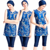 SIPO Muslim Two Pieces FREE SHIPPING Modest Swimsuit Lady Long Sleeves Pants Skirts Swimwear For Swimming Islamic Clothing