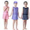 Wholesale Highly Elastic Comfortable Three-Piece Muslim Islamic Kids Swimwear Swimsuit 