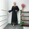 Fashion Luxury Muslim Dresses Elegant Turkey Middle East Kaftan Abaya Islamic Clothing