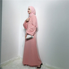 Islamic Fashion Dubai Abaya Long Sleeves Pearls Women Muslim Dresses