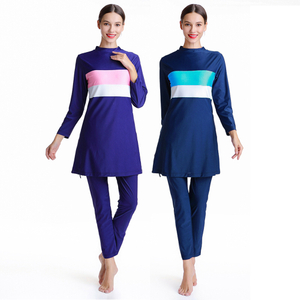 High-end Women's Color Matching Slim High Elastic Three-piece Swimsuit Suit