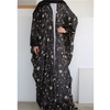  Floral Printing Chiffon Printed Modest Muslim Islamic Open Abaya Kimono