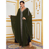 Fashion Elegant Modestt Muslim Kimono Bat Sleeve Large Size Maxi Dress