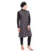 Three-piece Printed Conservative Large Size Beach Suit Muslim Swimsuit Hot-selling Casual Wear