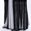 2021 Tassels with Dubai Elegant Open Abaya Kimono Muslim Women's Lace-up Cardigan