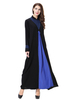 FREE SHIPPING Comfortable High Neck Breathable Embroidered Solid Long Sleeve Muslim Islamic Women Abaya Dresses Clothing