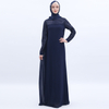 Wholesaler Sequins Match Sleeve Muslim Islamic Abaya Maxi Dress