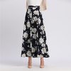 Plus Size Modern Modest Fashion Stripe New Muslim Lady Latest Design Sheath Dress Skirt