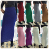Middle East Lace New Design Dubai Muslim Lady Modest Fashion Sheath Dress Skirt
