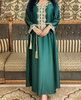  Women Robe Femme Musulman Vetement Femme Islamic Clothing Kimono Kebaya Maleisie Turkish Modest Prayer Clothes Dubai Maxi Dress Open Abaya