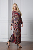 Muslim Arab Fashion Hui Long Dress Loose Large Size Retro Long Sleeve Robe