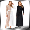 New Stitching Glittering Sequined Muslim Clothing Ramadan Arabic Islamic Dress