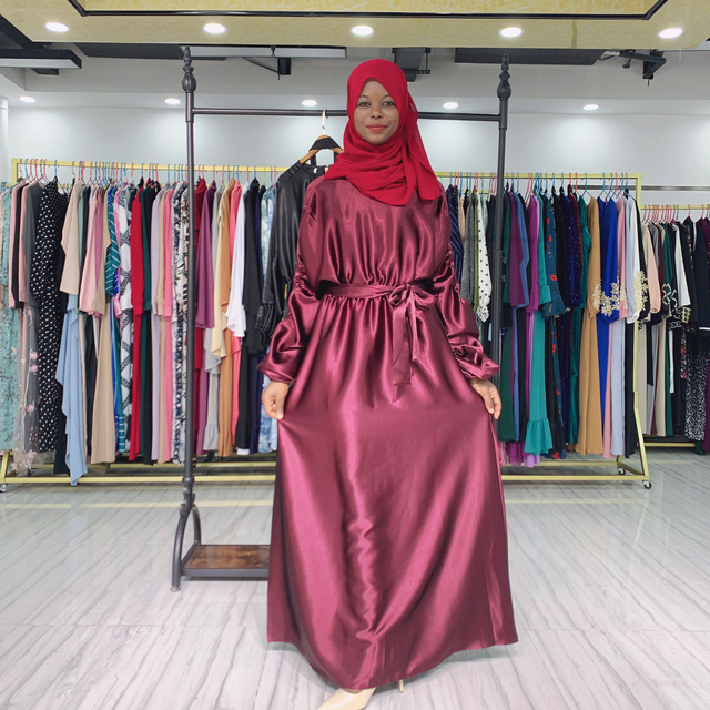 Muslimah Arabic Dubai Ladies Maxi Dresses for Ladies Islamic Modern Modest Muslim Abaya