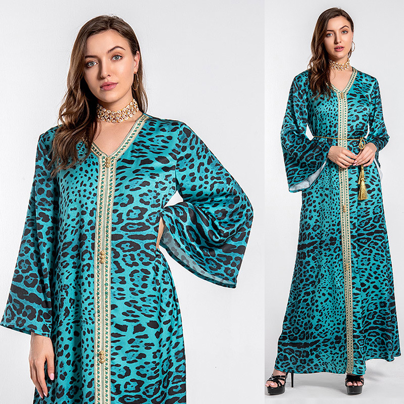  Vêtements Women Latest Designs Muslim Dress Modest Borka Cotton Maxi Embroidery Islamic Clothing Dubai Print Kimono Abaya