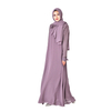 Arabic Plus Size Lace Modest Fashion Loose Casual Islamic Robe Muslim Maxi Dresses Abaya