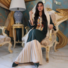  Latest Designs Vêtements Modest Muslim Dress Maxi Women Islamic Clothing Borka Dubai Print Embroidery Cotton Kimono Abaya
