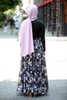 2022 European and American new style women's chiffon fashion printed skirt