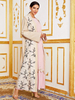 2022 New Muslim Abaya Gown Cardigan with High-end 3D Embroidered Robe