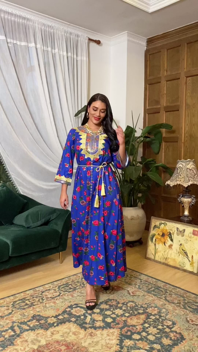  Dubai Robe Femme Musulman Vêtements Women Turkish Borka Islamic Clothing Vetement Femme Modest Kebaya Maleisie Embroidery Prayer Clothes Maxi Dress Open Abaya