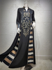  Women Vêtements Embroidery Borka Islamic Clothing Dubai Modest Muslim Dress Print Fabric Kimono Abaya