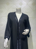  Islamic Clothing Dubai Vêtements Print Modest Muslim Dress Women Borka Embroidery Cotton Kimono Abaya