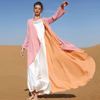 Modest Fashion Muslim Chiffon Long Sleeve Plus Size Robe Loose Islamic Maxi Dresses Abaya