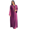  Dubai Prayer Dubai Kaftan Modest Long Sleeve cotton printing abaya