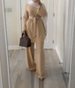 Turkey Dubai Middle East New Design Muslim Lady Modest Fashion Blouse Set