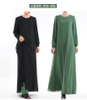 Chiffon Dubai Modest Fashion Best Selling Islamic Silk Muslim Robe Maxi Dresses Loose Abaya