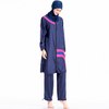 Conservative Swimsuit Suit Female Sportswear Large Size Loose Zipper Split Stitching Cross-border Foreign Trade