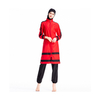 Modest Swimsuit Three-piece Suit Women Loose Large Size Zipper with Hood Thin Sportswear