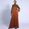 Matte Dress, Fishtail, Three-layered Sleeves, Bright Beads, A-line Large Skirt, Muslim Female Abaya Cross-border