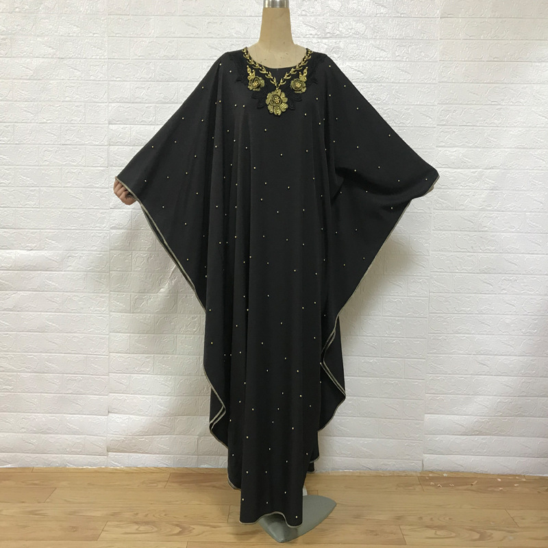  Morocco 2022 Kimono Abaya Jalabiya Dubai Turkish Modest Bat Sleeve Burka Thobe Kaftan Arab Islamic Clothing Caftan Muslim Prayer Women Maxi Dress Abaya