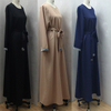  Islamic Clothing Bat Sleeve 2022 Caftan Modest Morocco Dubai Jalabiya Turkish Muslim Thobe Kimono Abaya Kaftan Burka Arab Prayer Women Maxi Dress Open Abaya