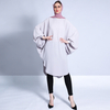 New Muslim Women's Mid-length Big Bat Sleeve Dress Middle Eastern Malay Blouse Spot Issued on Behalf of