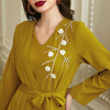 Handmade Women Abaya Muslim Dresses Islamic Dubai Abaya Fabric Dubai Clothing Abaya