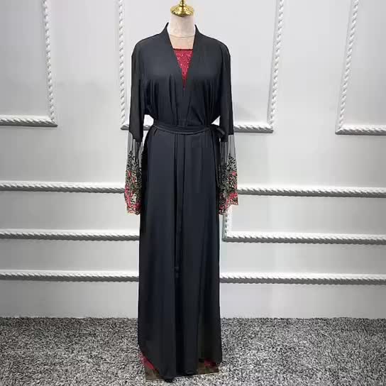 2022 Factory Modern Online Designs Islamic Maxi Dresses for Sale Modest Muslim Abaya