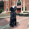 Malaysian Dubai Eid Modest Islamic Maxi Dresses for Sale Muslim Abaya