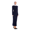 European And American Fashion Simple Slim Base Stretch Women's Long Skirt
