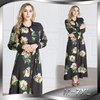 New Fashion Long Skirt Hui Nationality Saudi Arabia Fashion Muslim Worship Service Full Button Lapel Cardigan Robe