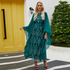 Arabic Best Selling Islamic Embroidery Turkey Dubai Modest Fashion Muslim Robe Maxi Dresses Loose Abaya