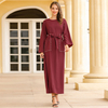 Arabic Daily Best Selling Islamic Turkey Dubai Modest Fashion Muslim Robe Maxi Dresses Loose Abaya