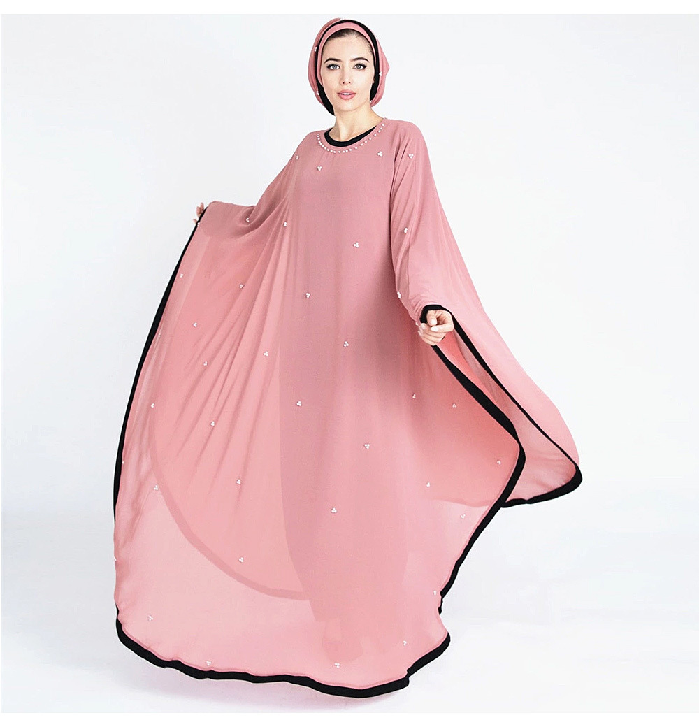 Muslim Cloak Maxi Dresses Chiffon Best Selling Islamic Turkey Dubai Modest Fashion Loose Abaya